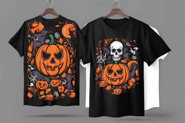 Halloween tshirt mockup design