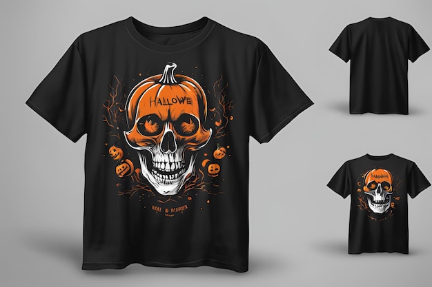 Halloween tshirt mockup design