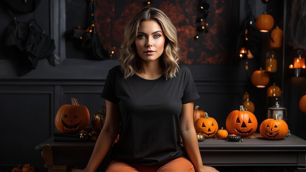 Halloween Tshirt Mockup