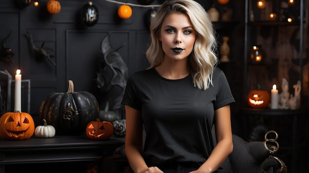 Halloween Tshirt Mockup