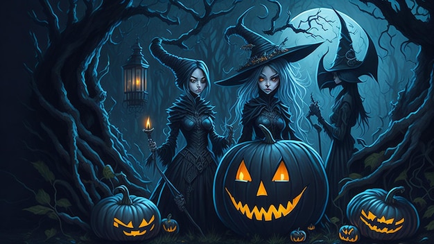 Halloween wallpapers for the desktop