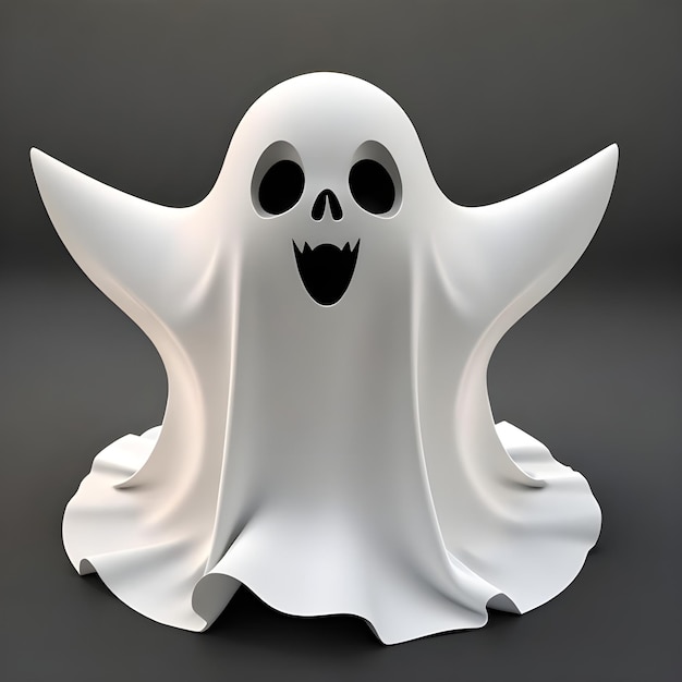 halloween white sheet ghost ai generated