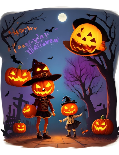 Halloween witch amazing background