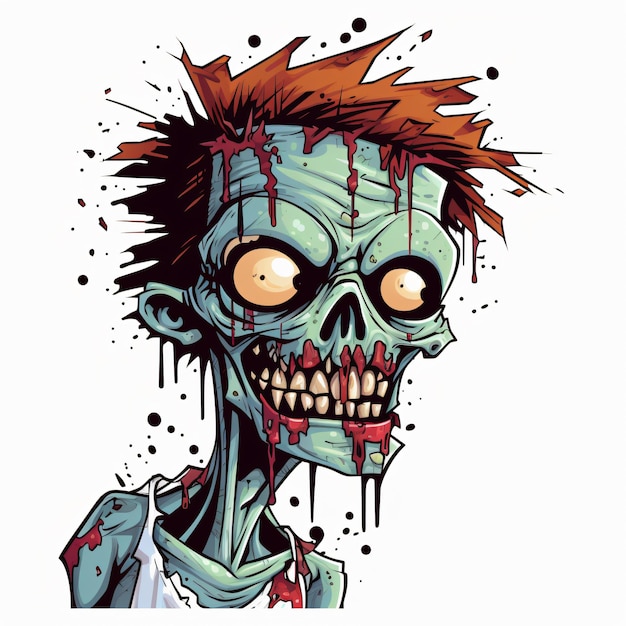 Halloween zombie clipart