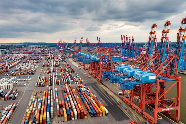 Hamburg Container Harbour, Germany