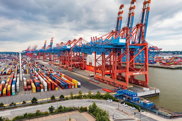 Hamburg Container Harbour, Germany