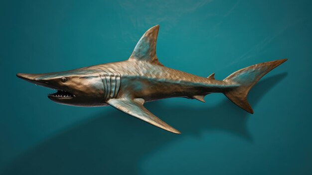 Photo hammer shark hd wallpaper stock image