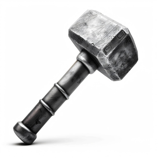 a hammer with a black handle that sayshammeron it