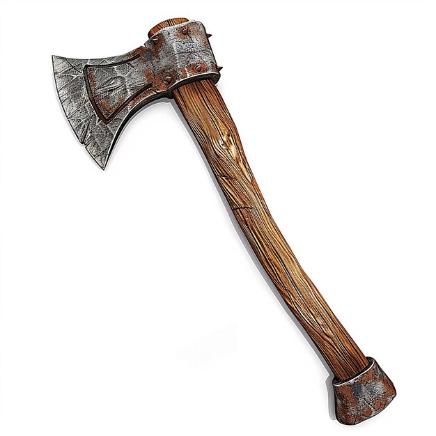 Photo a hammer with a wooden handle that saysthe word hammeron it