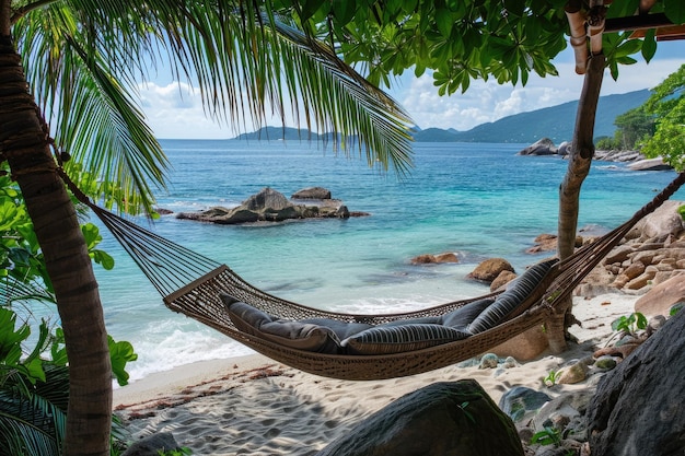 Hammock by the ocean