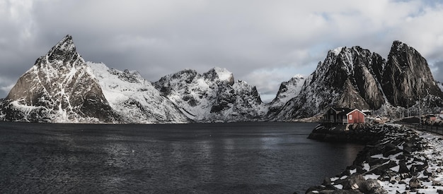 Hamnoy winter panorama