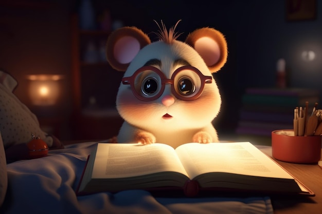 Hamster baby storybook Generate Ai