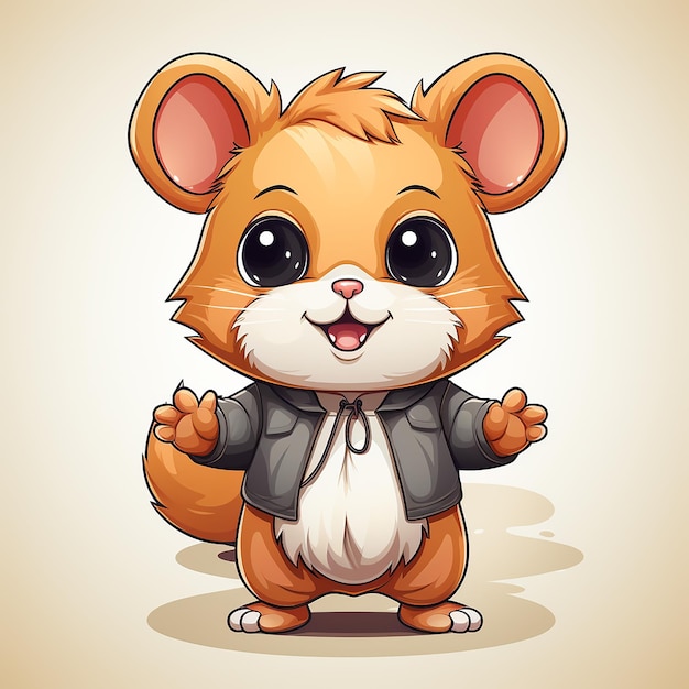 hamster logo cartoon