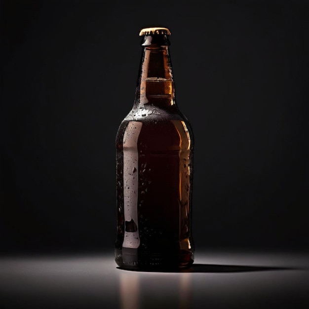 Hand at beer tap pouring a draught beer in glass serving in a bar