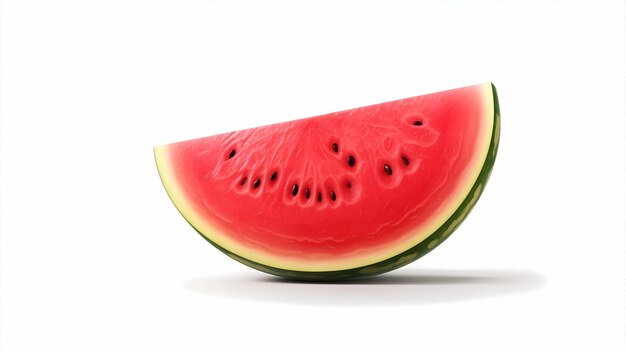 hand drawn cartoon cut watermelon illustration