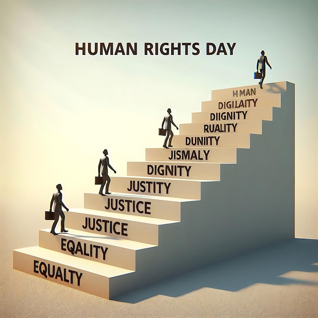 Hand Drawn International Human Rights Day Background