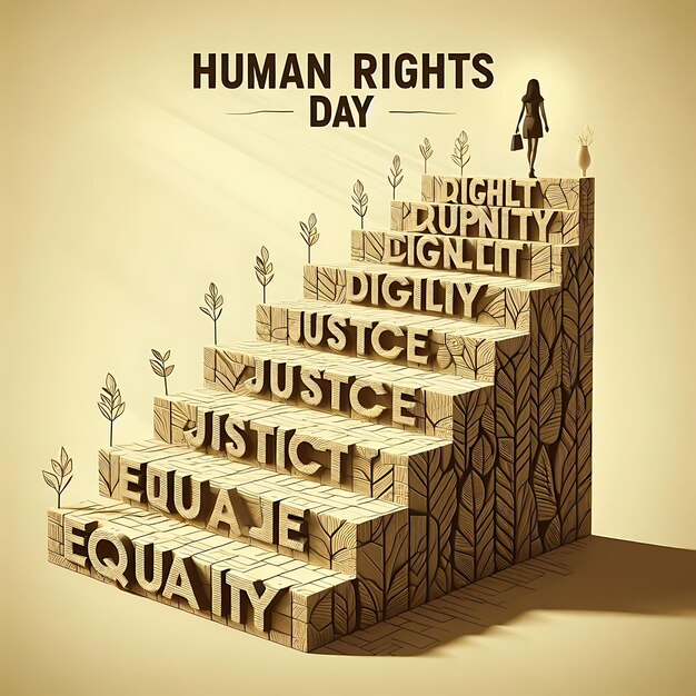 Hand Drawn International Human Rights Day Background