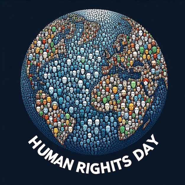 Hand Drawn International Human Rights Day Background