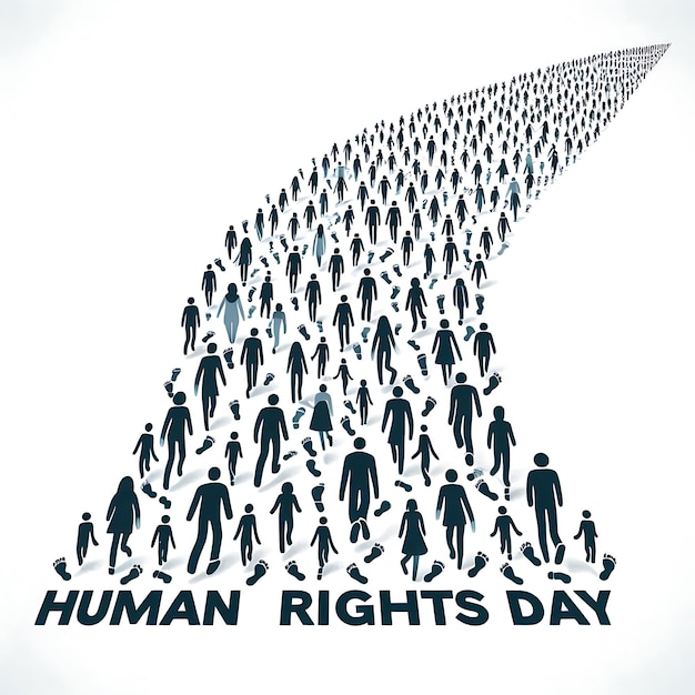 Hand Drawn International Human Rights Day Background