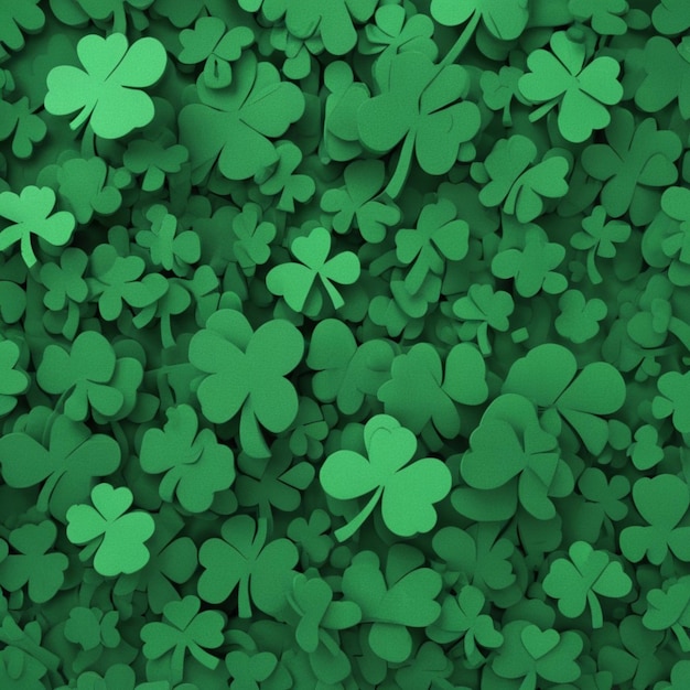 Hand Drawn st patricks Day In Flat Design Background