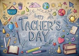 teachers' Day drawings