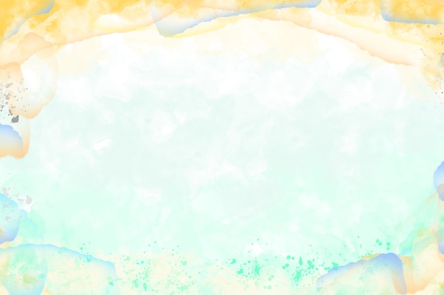 Hand drawn watercolor style background design