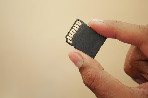 Hand hold SD memory card