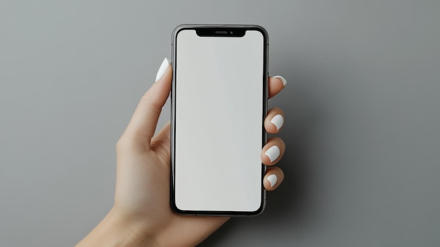 a hand holding a phone with a white screen that says  lg  on the bottom