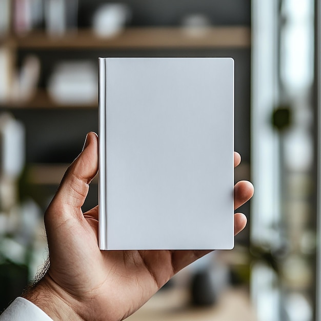 a hand holding a white book that says  the white spine  on the bottom