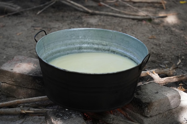 Hand made fresh cheese