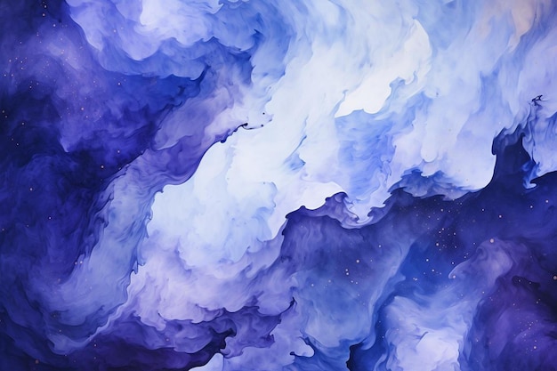 Hand painted abstract galaxy background