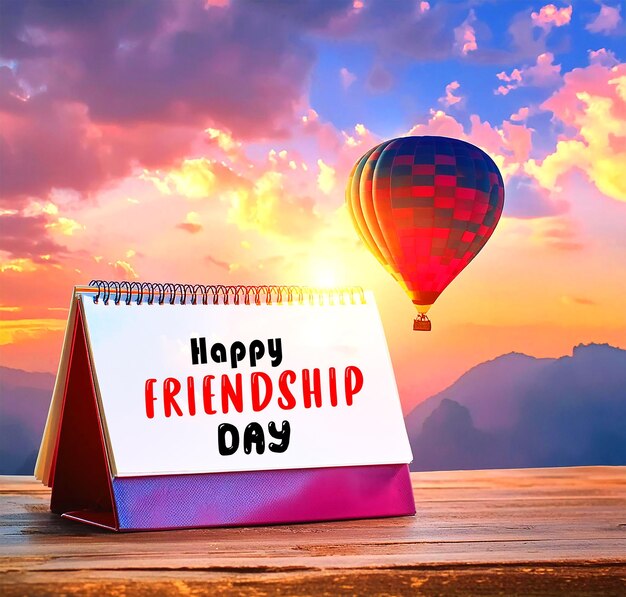 Hand painted friendship background