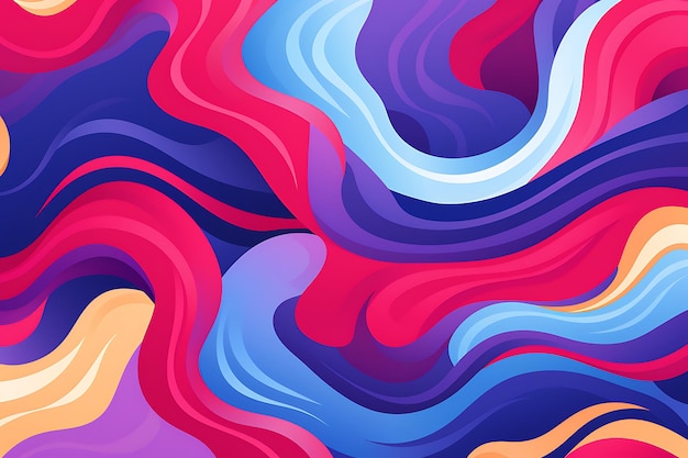 Hand painted style abstract background design