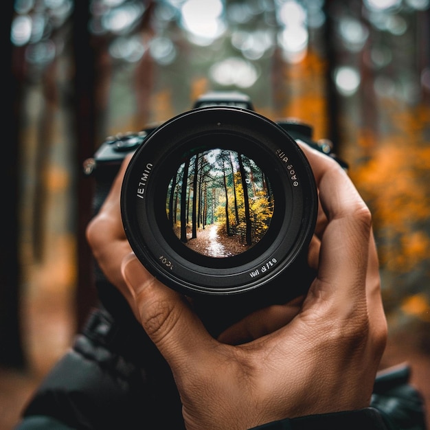 Hand With Camera World Photography Day Posts High Quality 4K