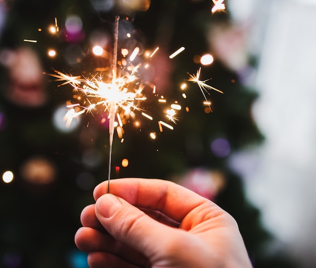 Hand with Sparkler