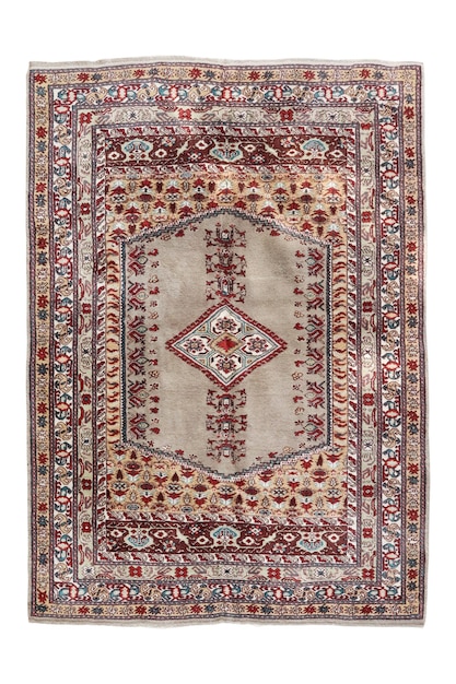 Hand woven antique Turkish carpet