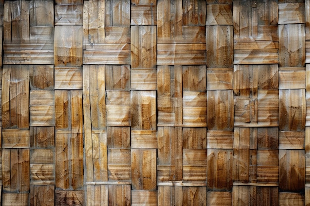 Handcraft Woven Bamboo Pattern and Texture for Background