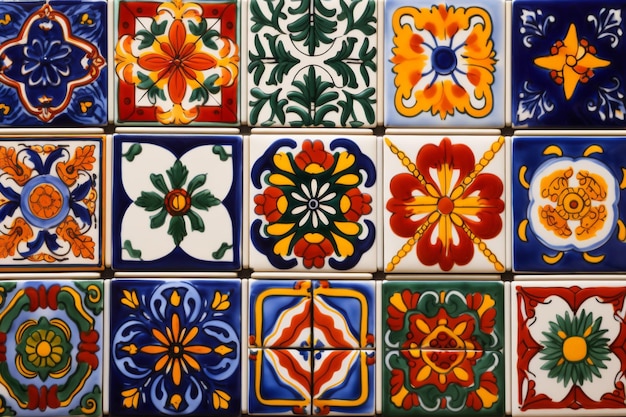 Handcrafted Mexican Talavera Tiles