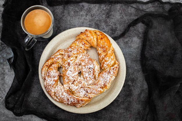 Handcrafted Sweet Brezel Pastry for a Delicious Snack