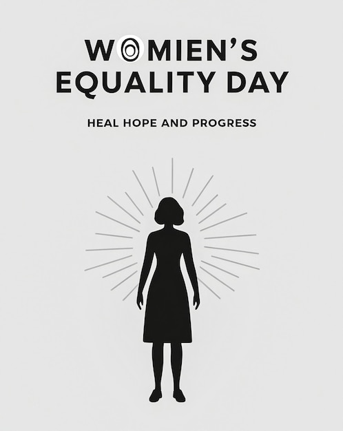 Photo handcrafted womens equality day banner