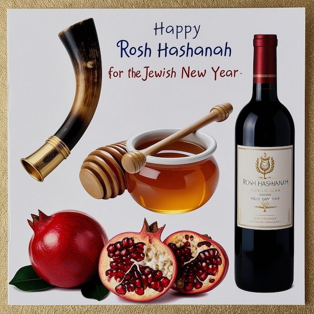 HandDrawn Rosh Hashanah Background