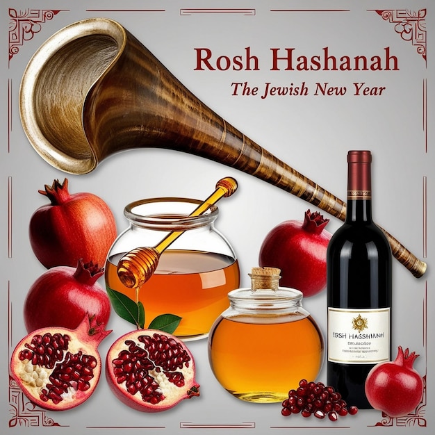 HandDrawn Rosh Hashanah Background