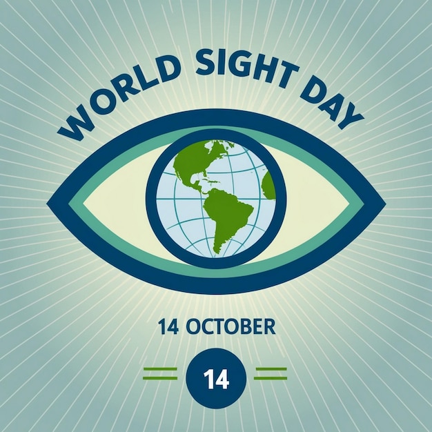 HandDrawn World Sight Day Background