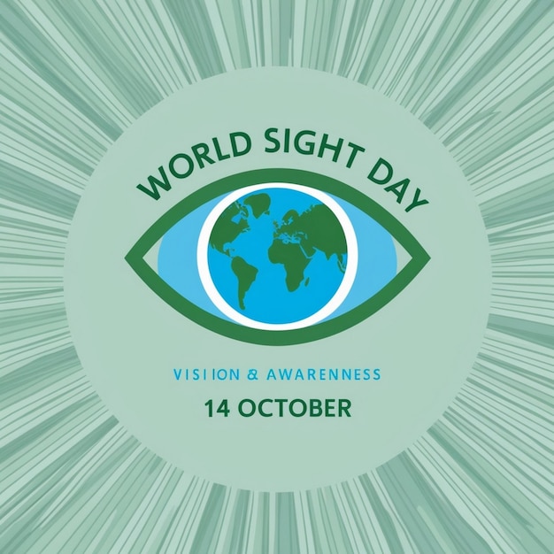 Photo handdrawn world sight day background