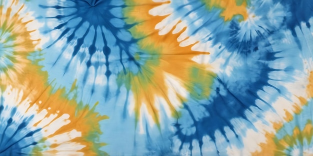 Photo handdyed tie dye cotton fabric unique abstract pattern background