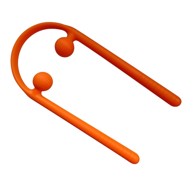 Handheld neck massager orange