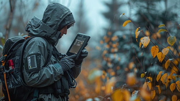 A Handheld Thermal Imaging Camera Used Wallpaper