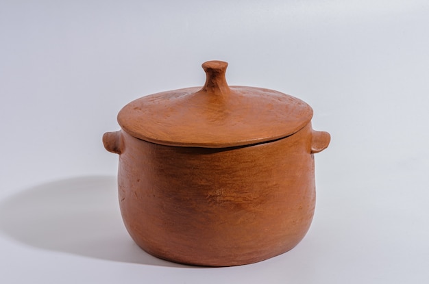 Handmade clay pot typical of the state of Paraiba northeast region of Brazil