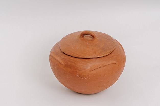 Handmade clay pot typical of the state of Paraiba northeast region of Brazil