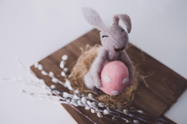 handpainted easter ornament photography